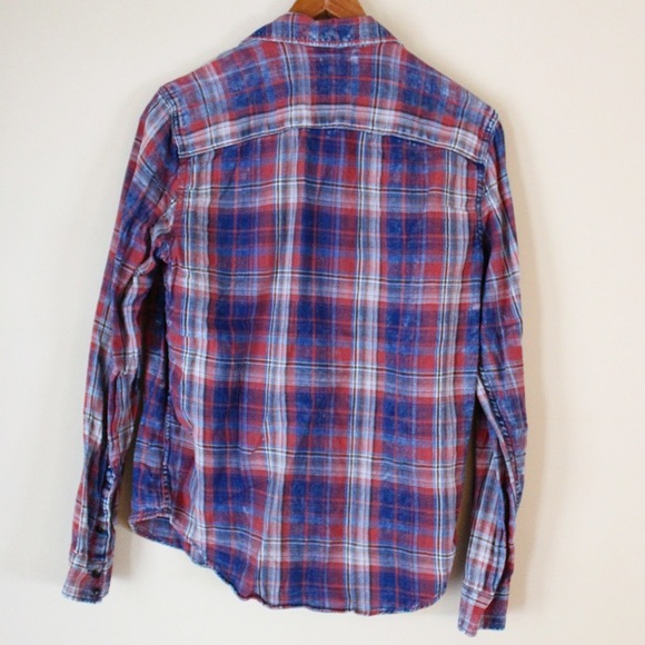 Gap Slim Fit Plaid Button Down Long Sleeve Shirt - Picture 2 of 7